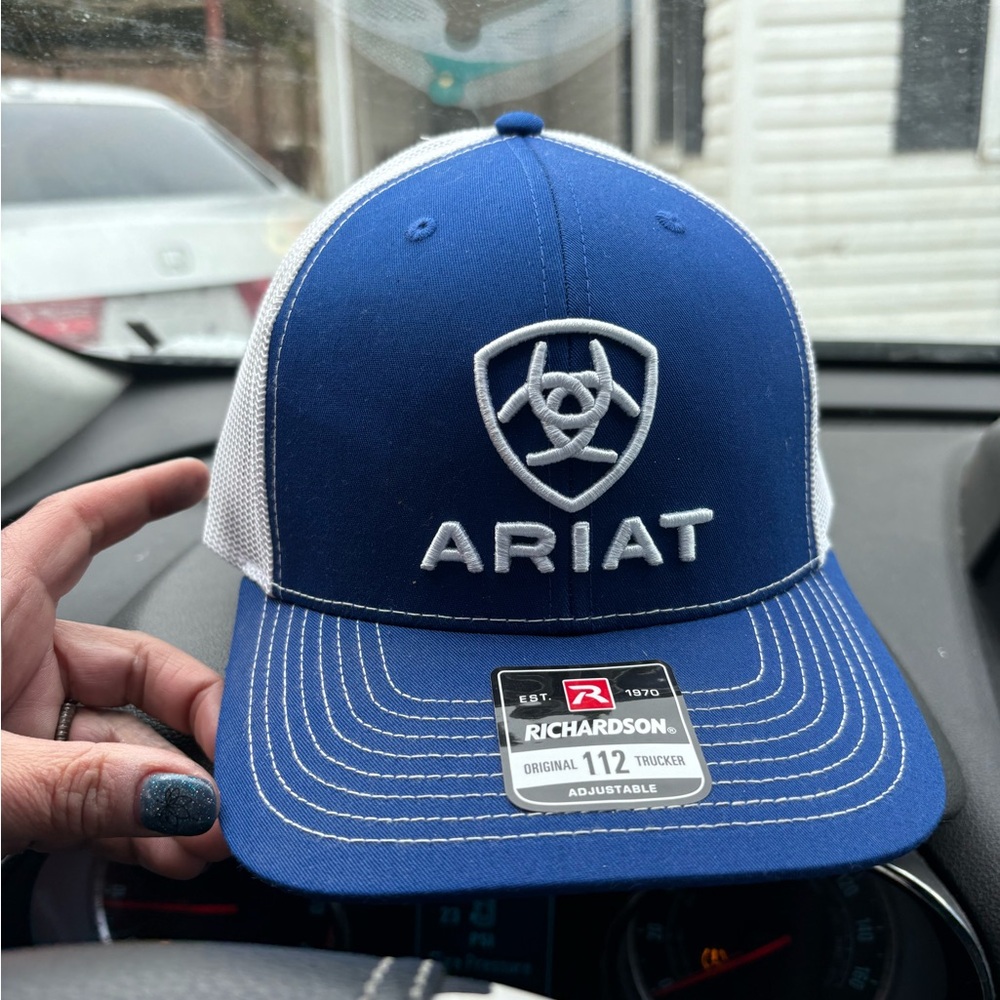 Ariat Royal Blue and White Logo Cap